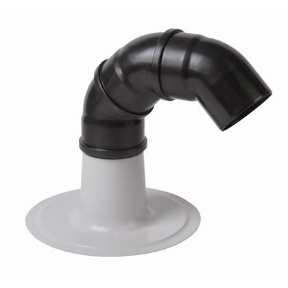Anjo Dakdoorvoer met PP bochten 125 mm met PVC coating
